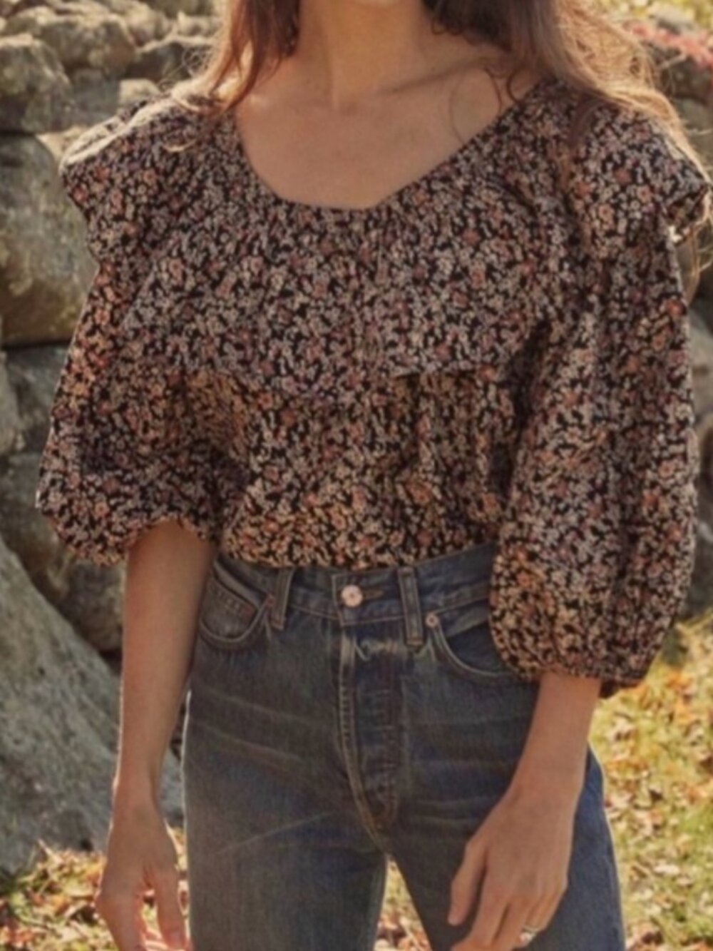 Doen Cielito Ruffle off shoulder Blouse - Picture 5 of 13
